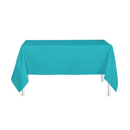 Nappe polyester - 140 x 200 cm - Bleu mer du sud