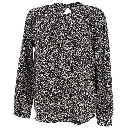 Tee shirt manches longues Only New mallory nv ml blouse l Bleu taille : 34 réf : 93156