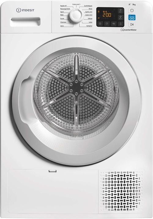 Indesit YT M11 92 X FR - Sèche-linge - indépendant - largeur : 59.5 cm - profondeur : 64.9 cm - hauteur : 84.9 cm - chargement frontal