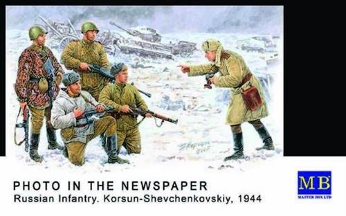 Russische Infanterie Korsun 1944 Photo For The Newspaper- 1:35e - Master Box Ltd.
