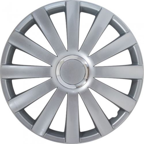 AutoStyle moyeux Spyder 16 pouces ABS argent lot de 4