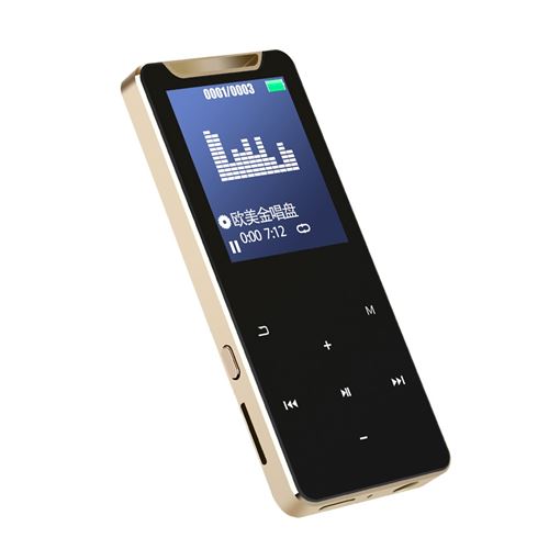 Baladeur MP4 C15 étanche portable - Or