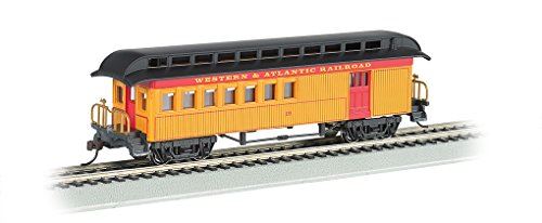 Bachmann Industries Combine Western Atlantic Rr Ho Scale Old-Time Car with Round-End Clerestory Roof