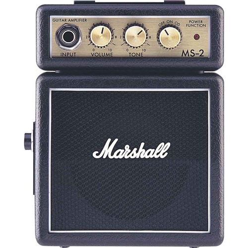 Mini ampli marshall ms2 - 2w noir -