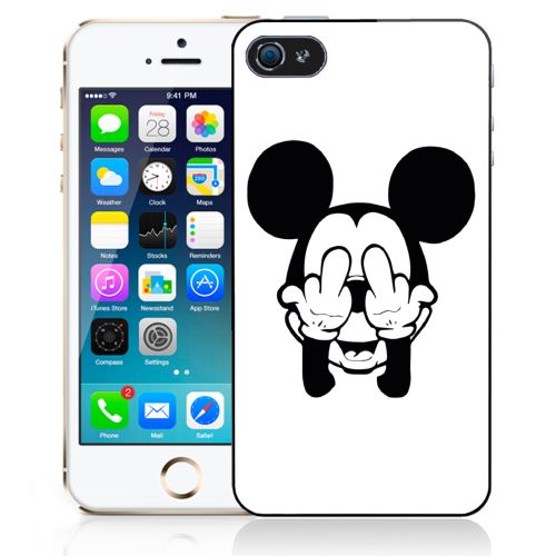 Coque pour iPhone 5C mickey fuck