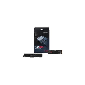 Disque SSD Interne Samsung 980 Pro avec dissipateur Thermique MZ-V8P1T0CW  NVMe M.2 1 To Noir - Fnac.ch - SSD internes