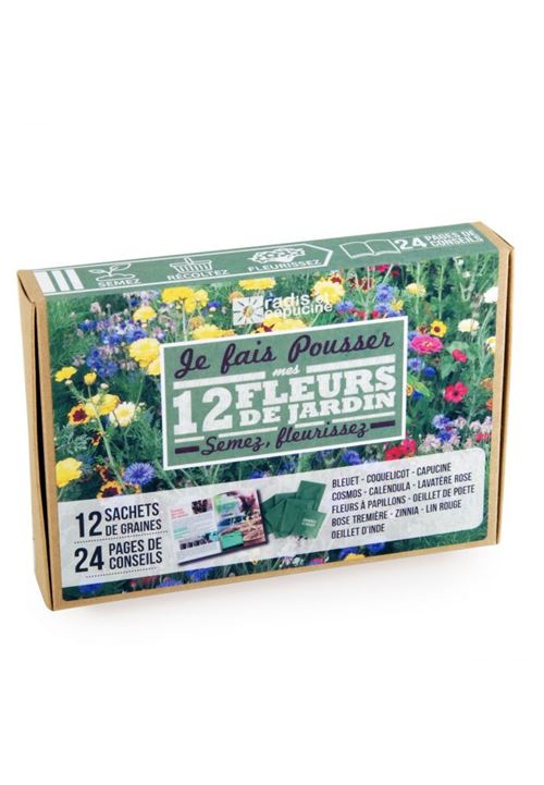 Je fais pousser mes 12 fleurs décoratives