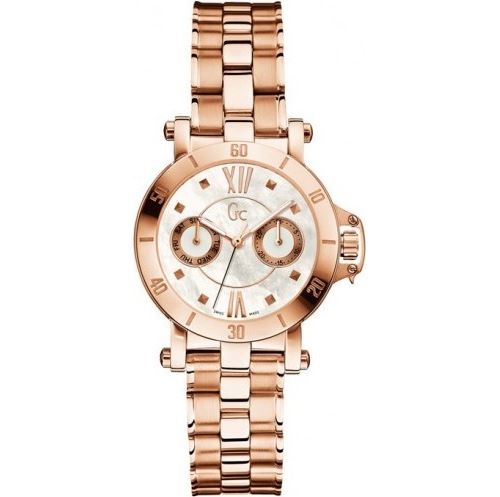 Montre Femme Guess Collection GC Femme Precious X74008L1S Bracelet en acier inoxydable or rose