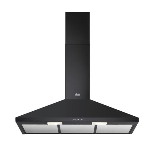 Faure FHC92462BA - Kap - schouwkap - breedte: 89.8 cm - diepte: 45 cm - luchtafvoer en recirculatie - zwart