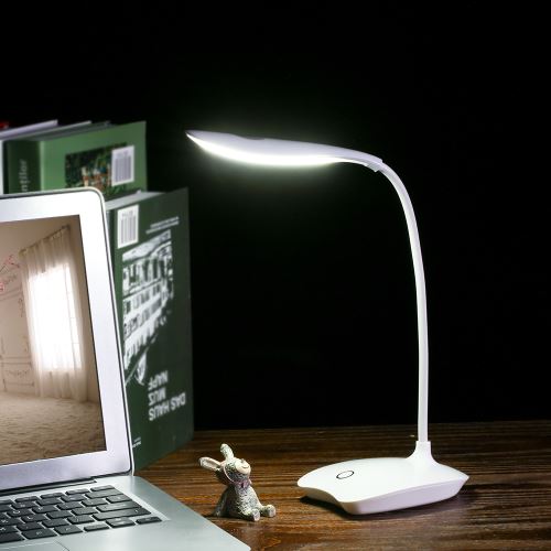 Lampe de Bureau LED Pliable, Lampe de Table 3 Niveaux de