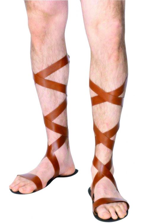 Sandales lanieres simili cuir