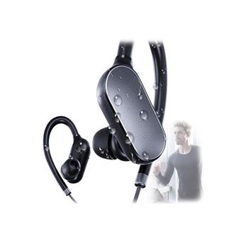Xiaomi MI Sport - Écouteurs avec micro - intra-auriculaire - montage sur l'oreille - Bluetooth - sans fil - noir - 1