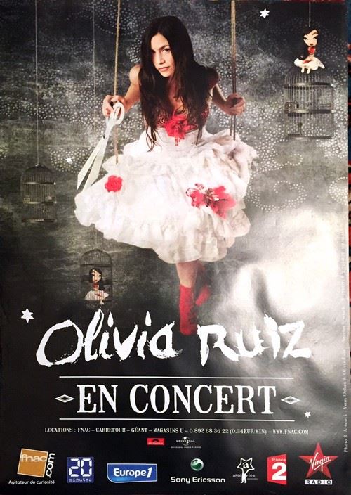 Olivia RUIZ - 40x60 cm - AFFICHE / POSTER