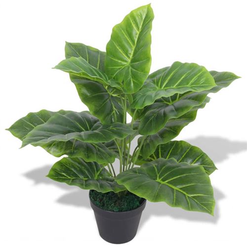 Vidaxl - Plante Taro artificielle avec pot 45 cm Vert Vert