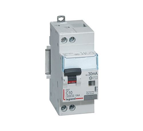 Legrand Disjoncteur Différentiel Dxᶾ 6000 - 1P+N - Vis/Vis - 10A - Ac - 10Ka - 30Ma - Image 1