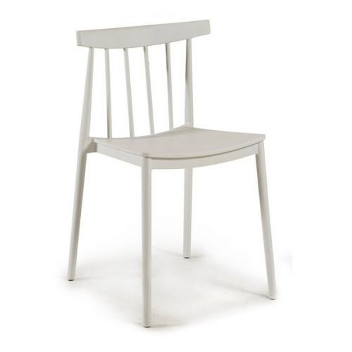 Chaise de Salle à Manger Gift Decor Plastique (49 x 65 x 45 cm) Blanc