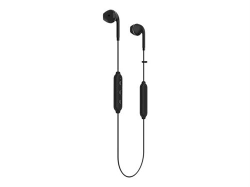 Happy Plugs Earbud Plus Wireless II - In-ear hoofdtelefoons met micro - oordopje - Bluetooth - draadloos - zwart