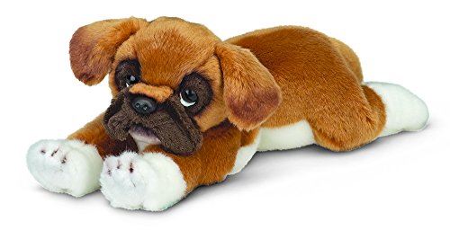 Bearington Roscoe Boxer Plush Stuffed Animal Puppy Dog 15”
