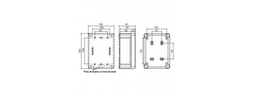 Boite de dérivation étanche - 130 x 130 mm • MMElectricité