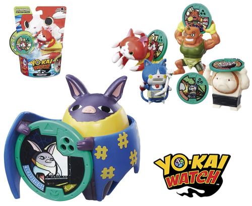 Yo-Kai Figurine + médaille Yo-Motion 6 modèles 8cm