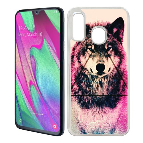 Coque pour Samsung Galaxy A40 -  Loup Triangle