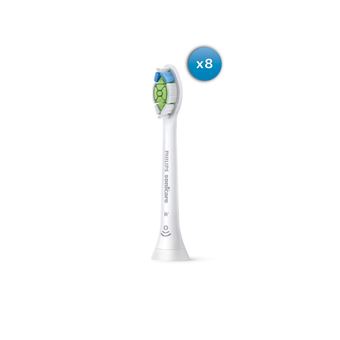 Lot de 8 têtes de remplacement Philips Sonicare Optimale Diamondclean Blanc