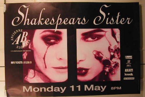Shakespears Sister - 70x100 cm - AFFICHE / POSTER État correct - N/A reconditionné disponible sur Fnac
