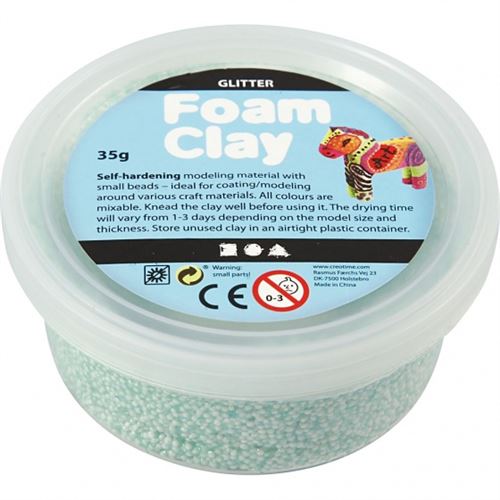 Foam Clay Paillettes d'argile vert clair 35 grammes (78866)