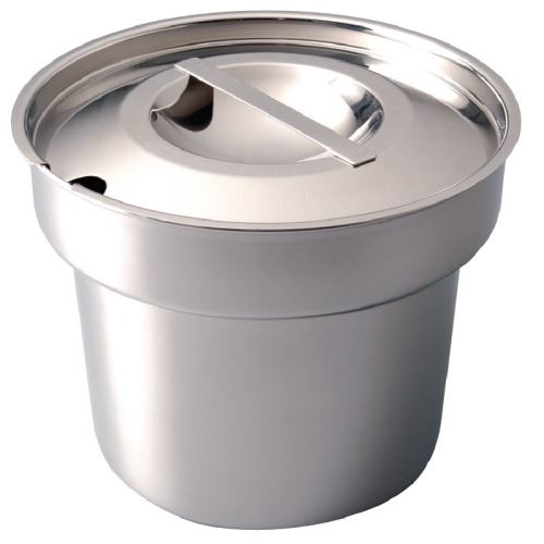 Bain-marie rond et couvercle