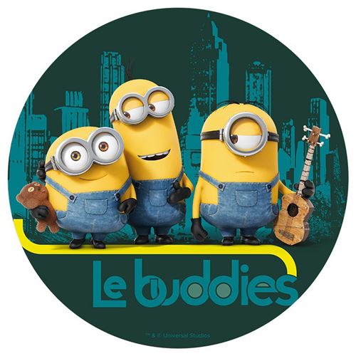 disque en sucre minions  16 cm