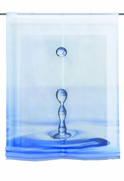EASYFIX 82075-706 Store bateau à impression numérique Faro Bleu Motif original 100 x 140 cm bleu