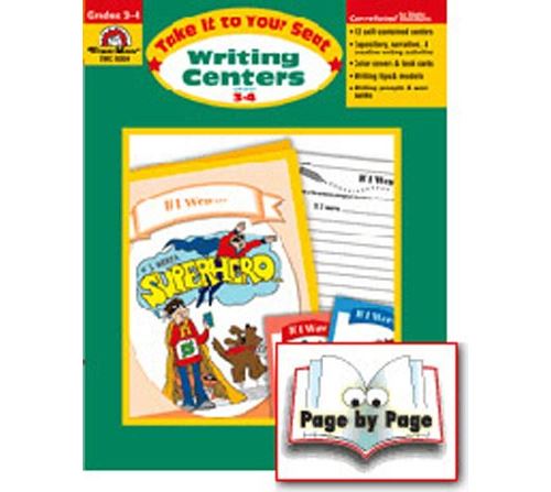 Take It to Your Seat Writing Centers Grades 3-4