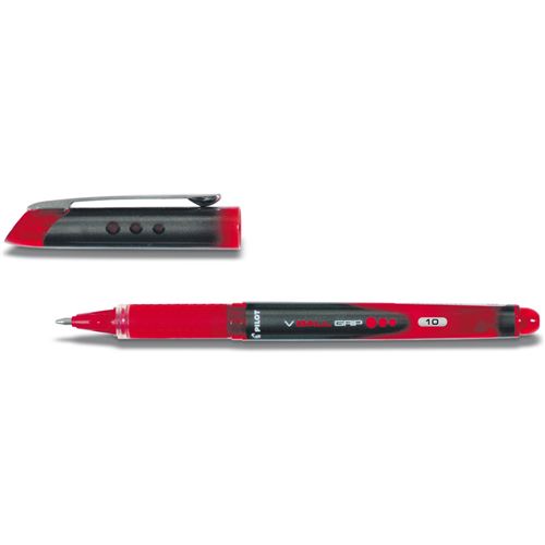 PILOT Stylo roller V-BALL GRIP 10, rouge