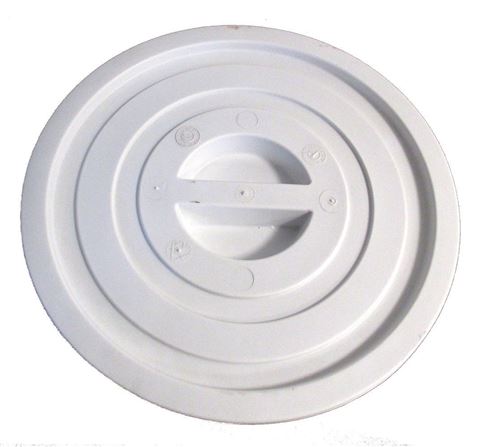 Couvercle pour Poubelle Ronde en Plastique - &agrave;&tilde; 44 &agrave;&nbsp; 67 cm - Combisteel