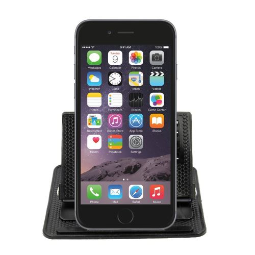 Sticky Pad GPS - Support universel révolutionnaire – Tapis Collant Anti-Derapant / Anti-Glisse - pour tenir Telephone, smartphone.. pour tableau de bord voiture.