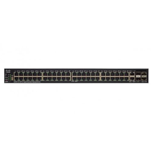 CISCO SF550X-48 Géré L3 Fast Ethernet (10/100) Noir, Gris 1U
