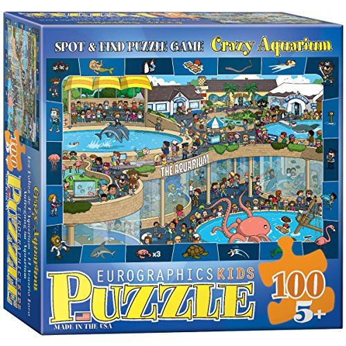 Crazy Aquarium - Spot and Find Puzzle, 100-Piece