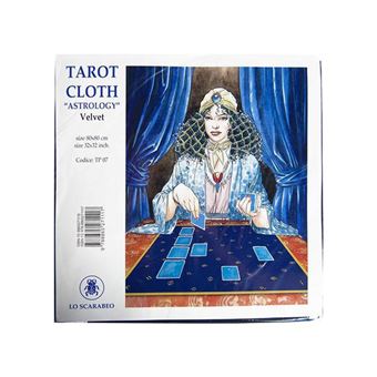 Tapis En Velours Astrologie Lo Scarabéo 80x80 Cm - Décoration Ésotérique