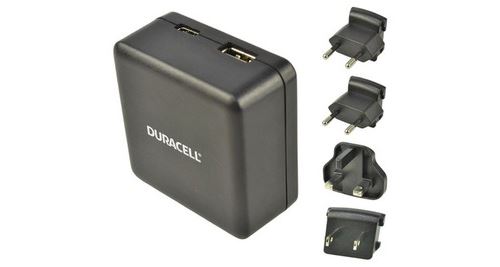 Duracell - Tête De Charge Prise Usb Type C Vers Type A World - Noir