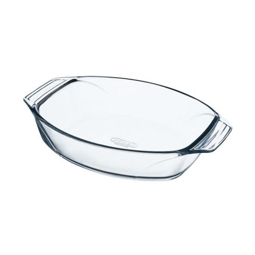 Pyrex 8010664 plat à four ovale en verre ultra résistant prise en main facile 30x21 cm