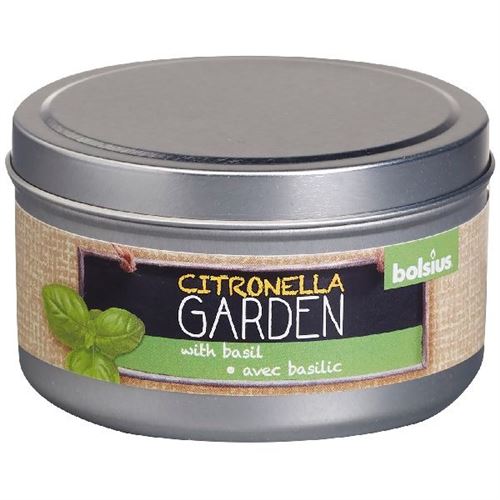 Basilic à la citronnelle parfumée Bolsius Garden