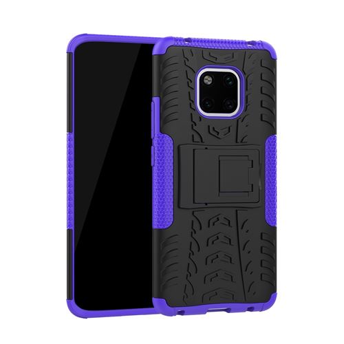 Coque en TPU cool pneu hybride violet pour votre Huawei Mate 20 Pro