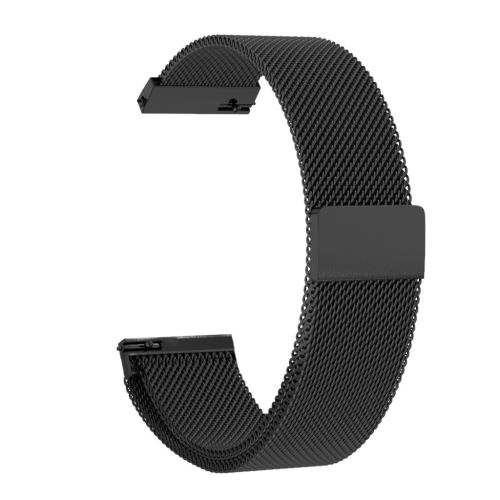 Bracelet de montre Compatible avec Samsung Galaxy Watch Active, Milanais - Noir