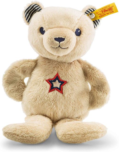Steiff - 241161 - Teddy Bear Band Ours Teddy Niklie Crépitant avec Crécelle
