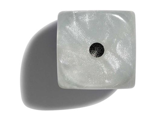 Philos - 7124.0 - cube de 12 mm - pearl blanc - 36 pièces dans le sac