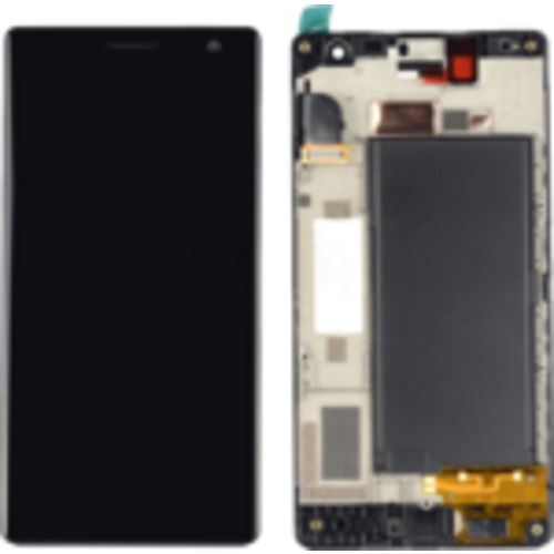 Ecran tactile + LCD noir pré-monté sur châssis de remplacement pour Nokia Lumia 730 et Nokia Lumia 735