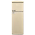 Réfrigérateur combiné 60cm 309l nofrost, vanille Brandt BVD7060NV