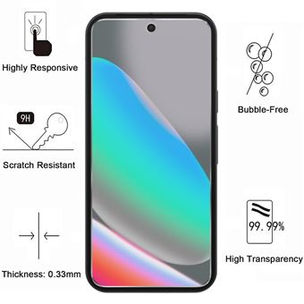 Aerku Verre Trepé Pour Google Pixel 6A 5G + Caéra Arrière Protecteur [2+2 Pièces], Avec Outil