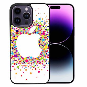 Coque pour iPhone 14 PRO MAX - Logo Apple Multicolore - 1