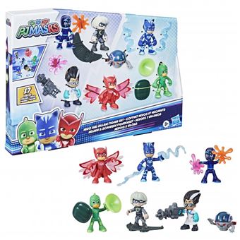 Figurines PJ Masks Pyjamasques Coffret Héros et Méchants